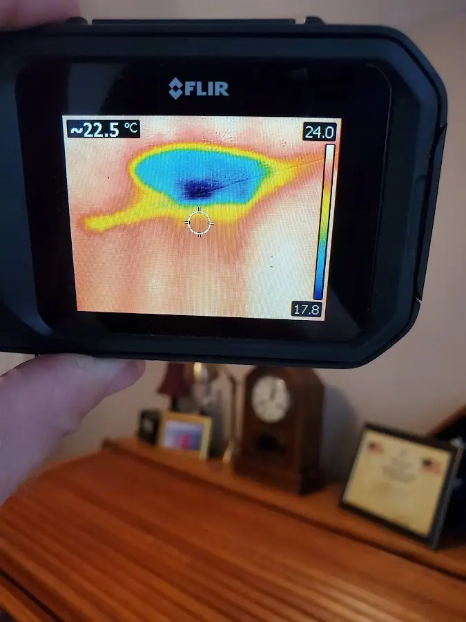 Thermal imaging inspection for water damage in Louisville