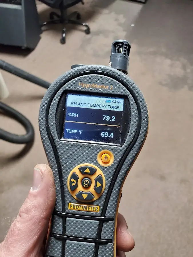 Moisture meter humidity assessment for Mold Remediation & Removal in Louisville